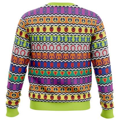 JoJo's Bizarre Adventure Sweatshirt All Symbols Pattern Sweatshirt Colorful Unisex