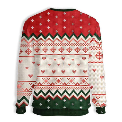Llama Christmas Sweater All I Want For Christmas Is A Llama Red white Green Ugly Sweater
