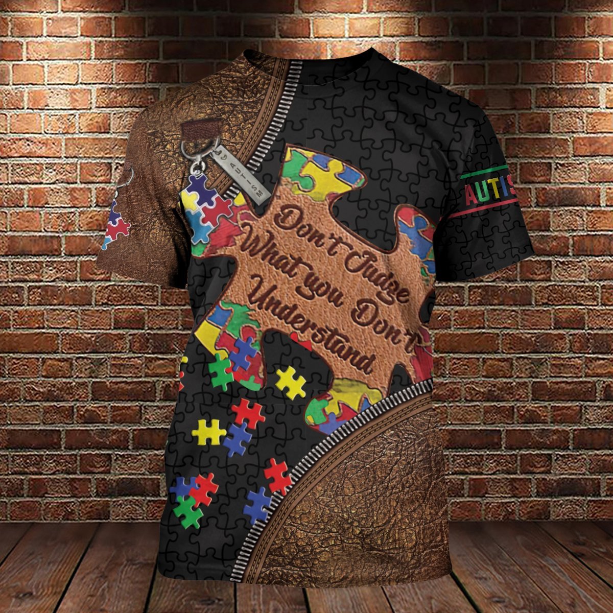 Unifinz Autism Awareness T-shirt Leather Don't Judge What You Don't Understand Hoodie Autism Hoodie 2023