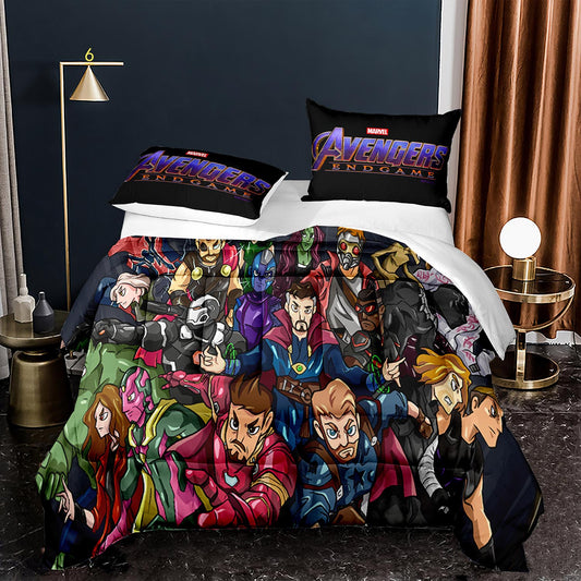 MV Bedding Set Avengers All Stars Art Duvet Covers Colorful Unique Gift