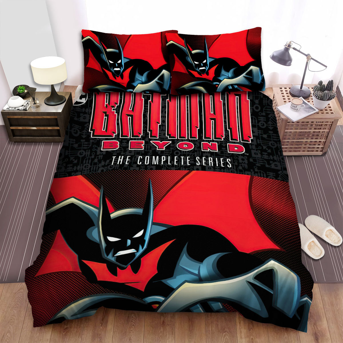 Batman Bedding Set DC Batman Beyond The Complete Series Duvet Covers Red Black Unique Gift