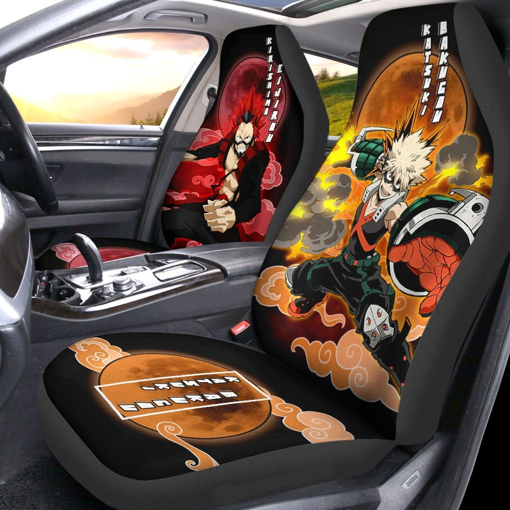 My Hero Academia Car Seat Covers Bakugo And Eijirou Graphic Seat Covers