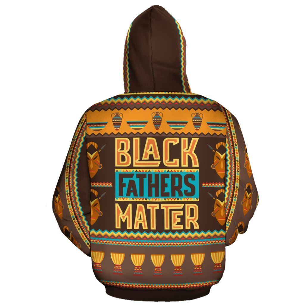 Unifinz Black Father Hoodie Father's Day Gift Black Father Matters Hoodie Autism Apparel 2023