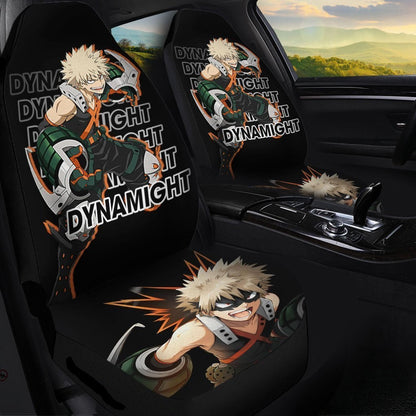 My Hero Academia Car Seat Covers Bakugo Dynamight Graphic Seat Covers