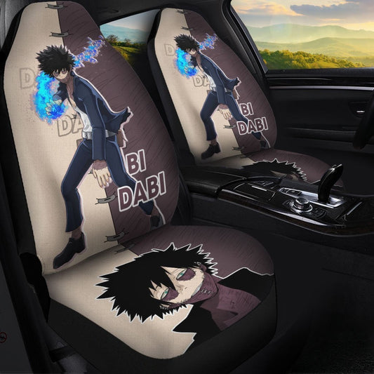 My Hero Academia Car Seat Covers Dabi Villain Graphic Seat Covers