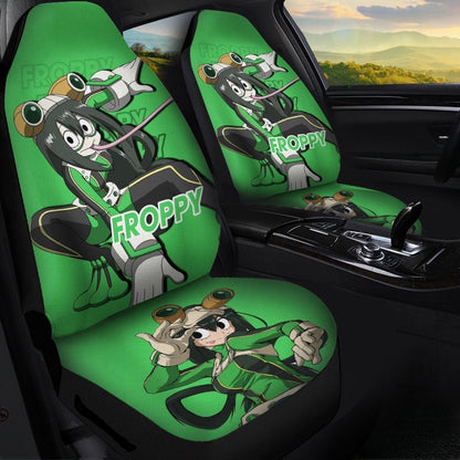 My Hero Academia Car Seat Covers Froppy Hero Graphic Seat Covers