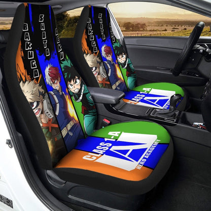 My Hero Academia Car Seat Covers Three Musketeers Graphic Seat Covers