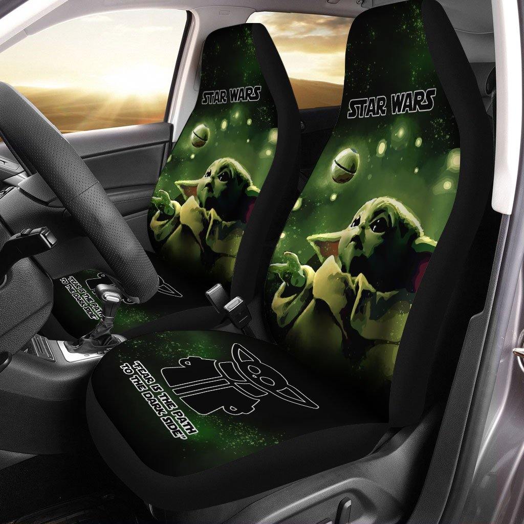 SW Car Seat Covers Fear Is The Path To The Dark Side Seat Covers