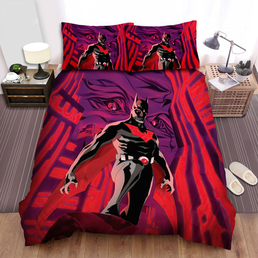 Batman Bedding Set DC Batman Beyond Series Art Duvet Covers Red Unique Gift
