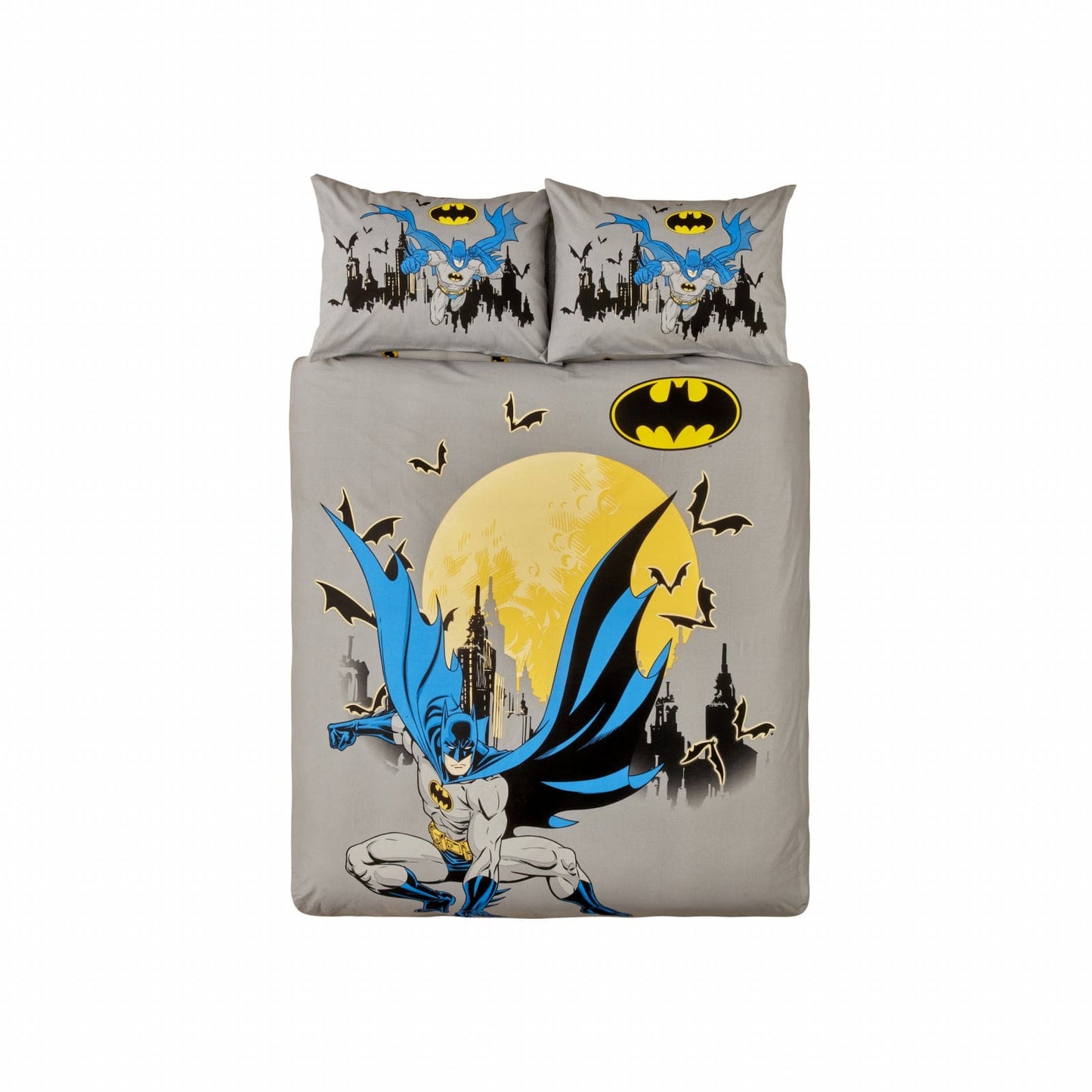 Batman Bedding Set DC Batman Darkness Moonlight Duvet Covers Gray Unique Gift