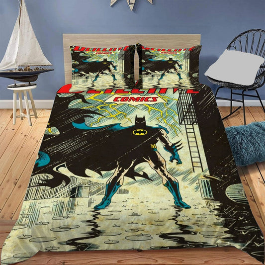 Batman Bedding Set DC Comics Batman Thunder Duvet Covers Colorful Unique Gift