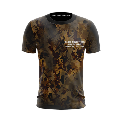 Veteran T-shirt Even If It Means Sacrificing Everything T-shirt Brown Unisex