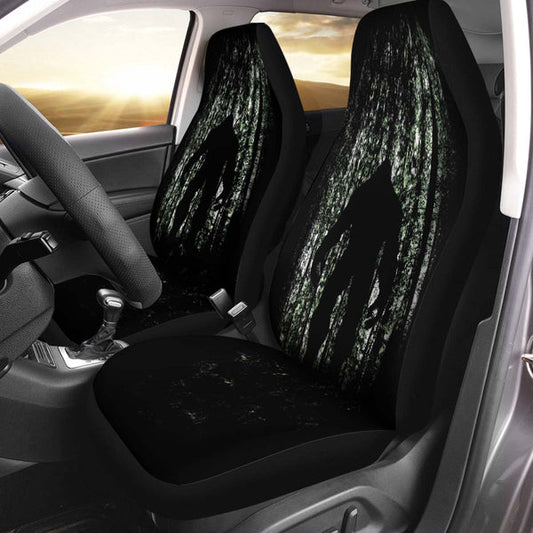 Bigfoot Car Seat Covers Bigfoot Silhouette Forest Seat Covers