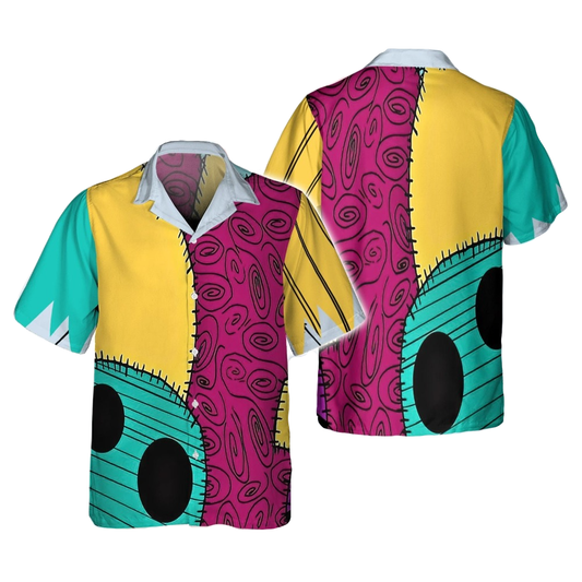 TNBC Hawaii Shirt Sally Clothes Pattern Aloha Shirt Colorful Unisex