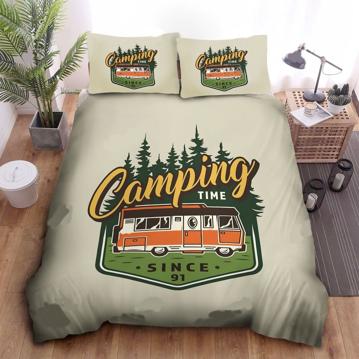 Camping Bedding Set Camping Time Since 91 Duvet Covers Colorful Unique Gift