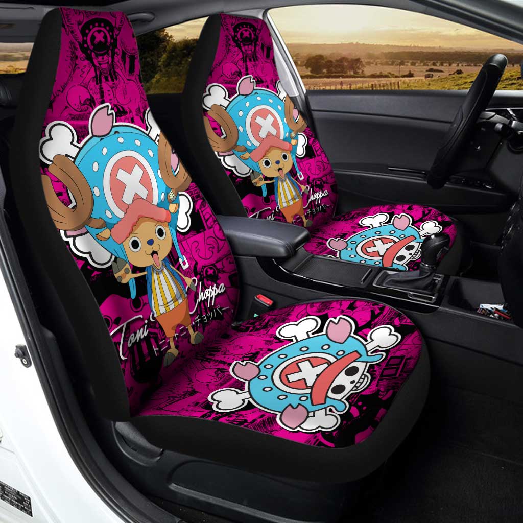 One Piece Car Seat Covers Chopper Graphic One Piece Seat Covers