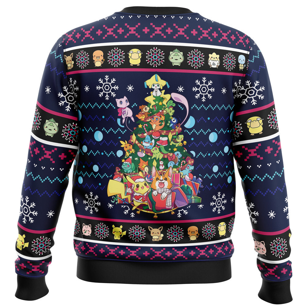 PKM Sweatshirt Christmas Tree PKM Snowflake Pattern Sweatshirt Colorful Unisex