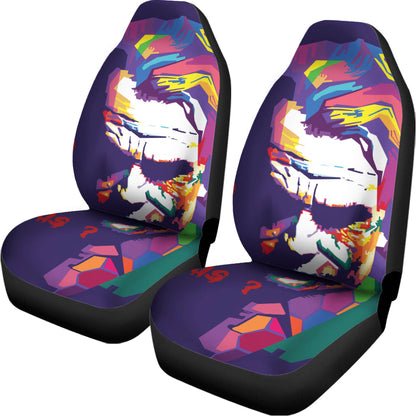 Joker Car Seat Covers Joker Why So Serious Colorful Seat Covers