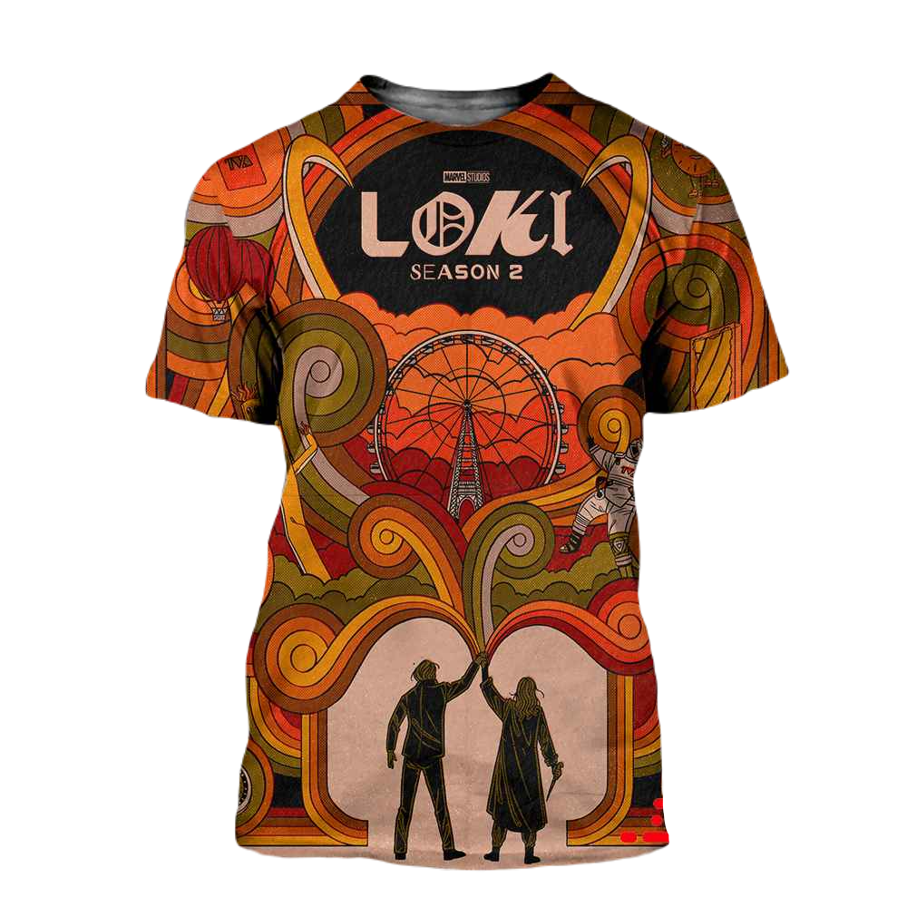 Loki T-shirt The God Of Mischief’S Loki T-shirt Orange Unisex