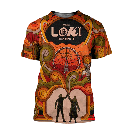 Loki T-shirt The God Of Mischief’S Loki T-shirt Orange Unisex