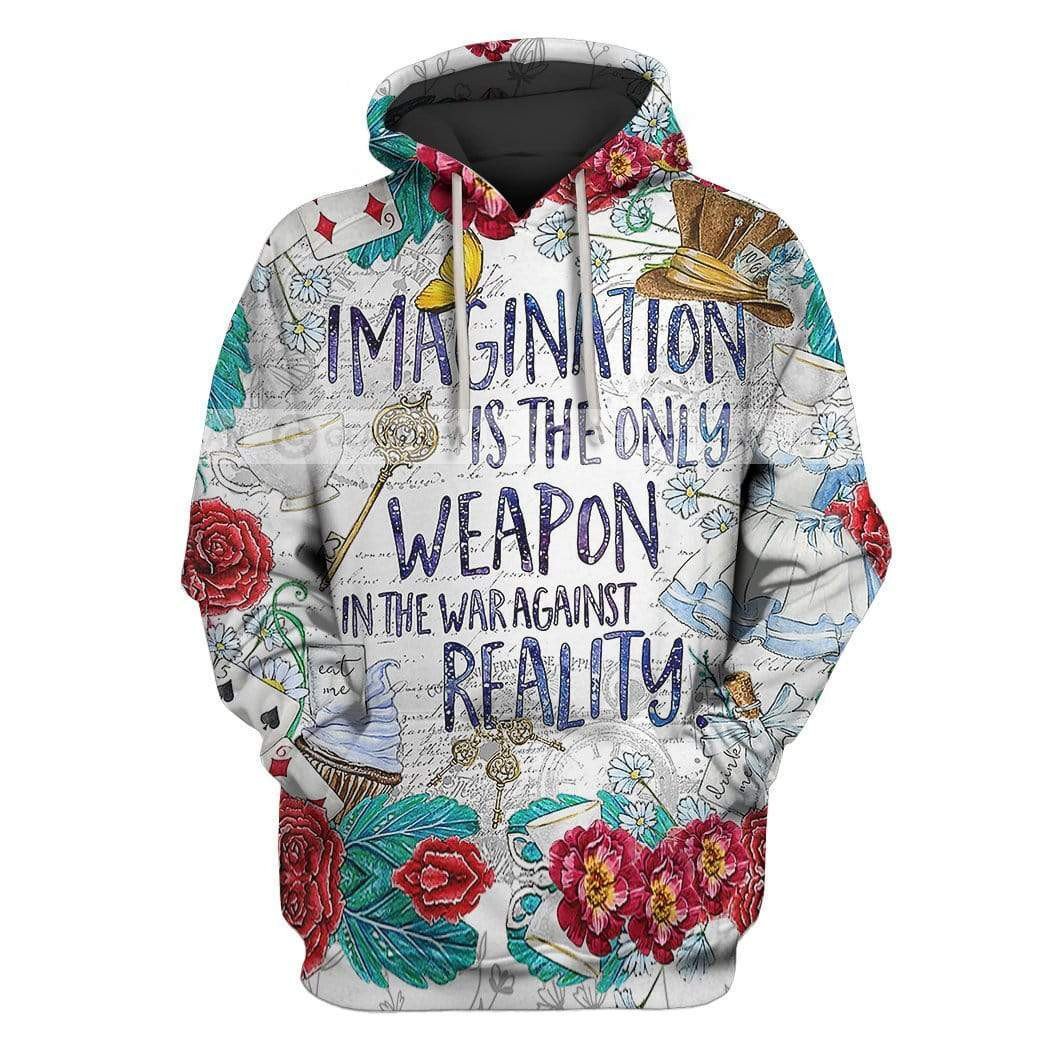 AIW Hoodie Imagination Is The Only Weapon Hoodie Colorful Unisex