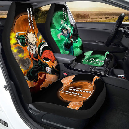 My Hero Academia Car Seat Covers Deku And Bakugo Graphic Seat Covers