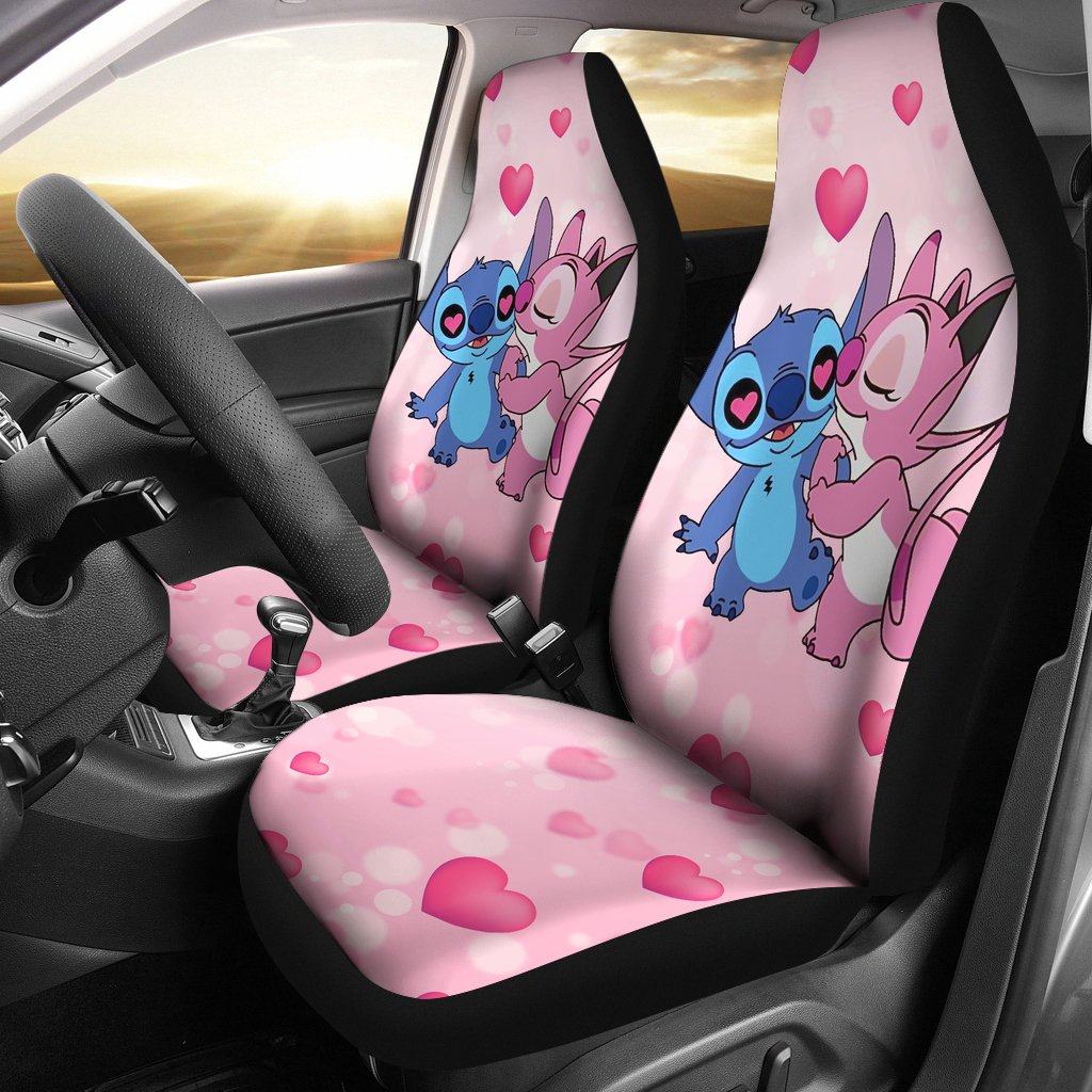 Stitch Car Seat Covers DN Angel Kissesv Stitch Seat Covers