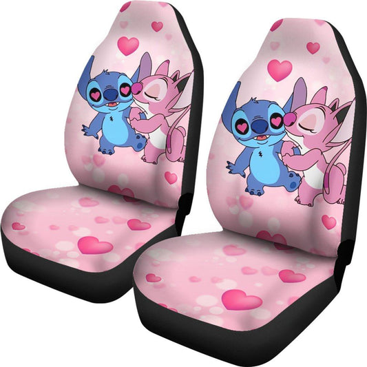 Stitch Car Seat Covers DN Angel Kissesv Stitch Seat Covers