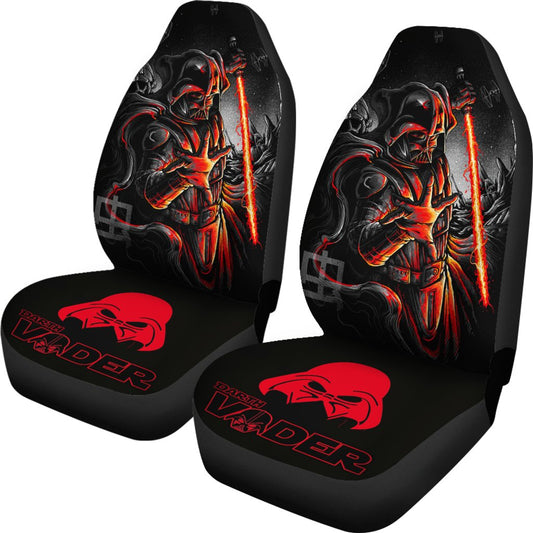 SW Car Seat Covers Darth Vade Fighting Pose Seat Covers