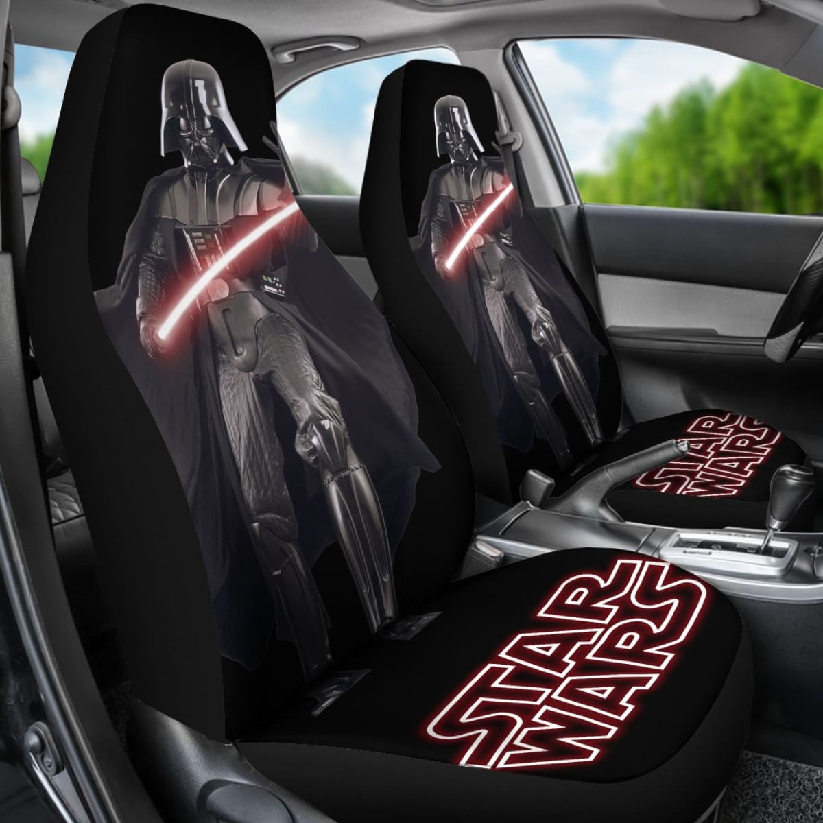 SW Car Seat Covers SW Darth Vader Character Seat Covers