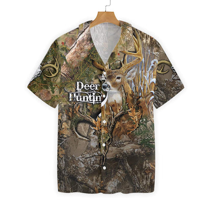 Unifinz Hunting Shirt Aloha Shirt Deer Hunting In Forest Hawaiian Shirt Hunting Hawaii Shirt 2022