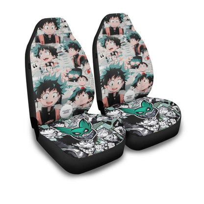 My Hero Academia Car Seat Covers Deku Midoriya Izuku Graphic Seat Covers