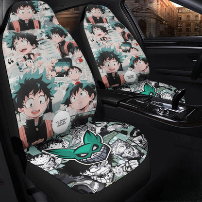 My Hero Academia Car Seat Covers Deku Midoriya Izuku Graphic Seat Covers