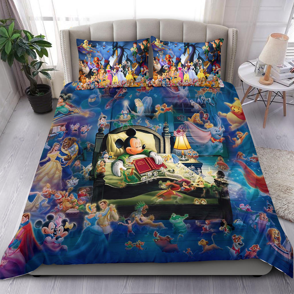 DN Bedding Set Bedtime Story MM On Bed Duvet Covers Colorful Unique Gift