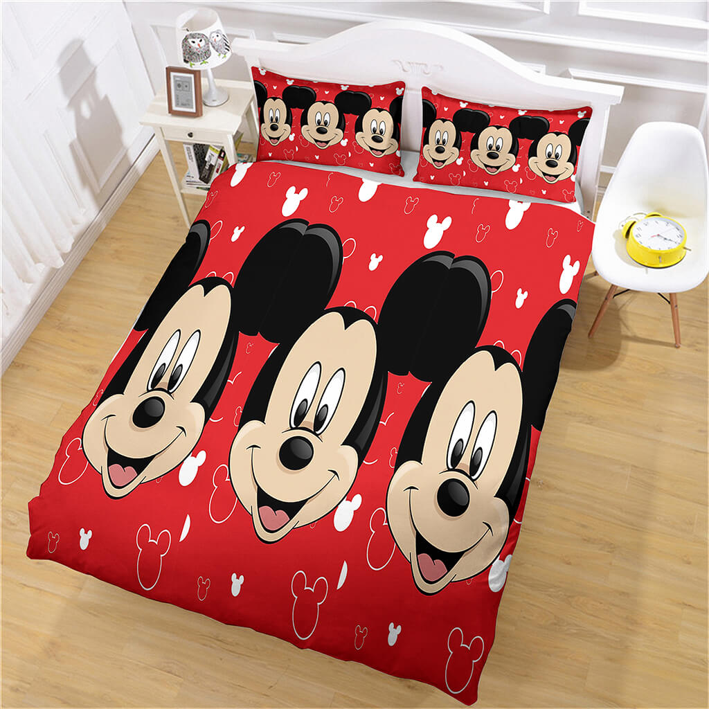 MM Bedding Set DN MM Faces Heads Symbol Duvet Covers Red Unique Gift