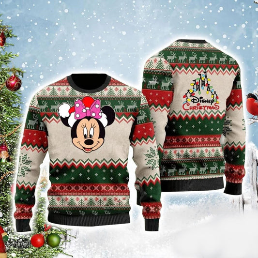 DN Sweatshirt DN Chirstmas Pattern Minnie Sweatshirt Colorful Unisex Adults New Release