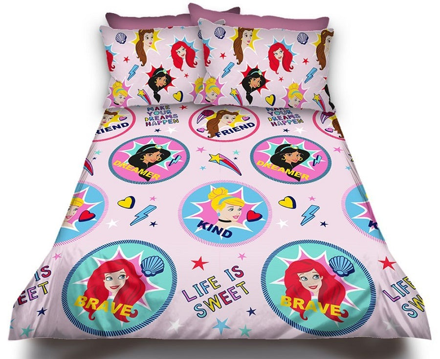 DN Bedding Set Princesses Life Is Sweet Duvet Covers Colorful Unique Gift