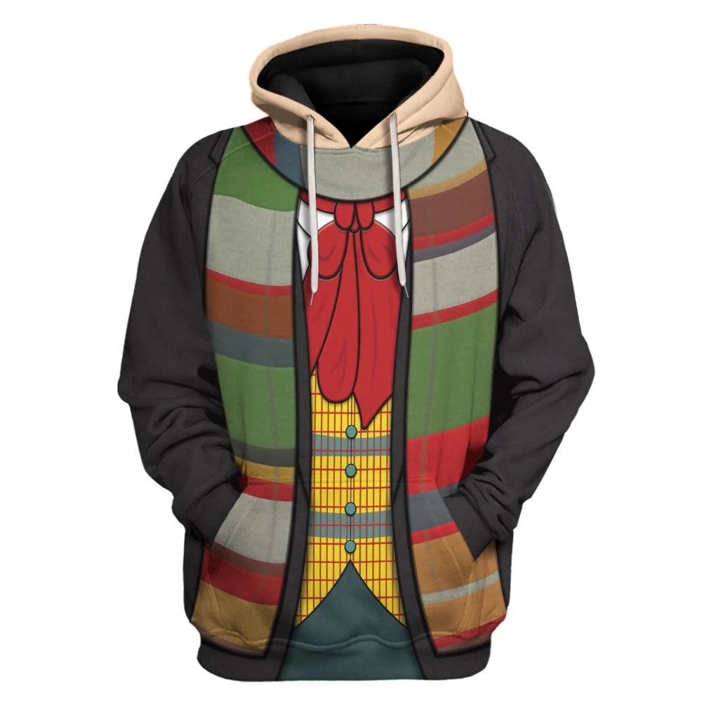 Doctor Who Hoodie Doctor Who 4th Suit Costume T-shirt Colorful Unisex