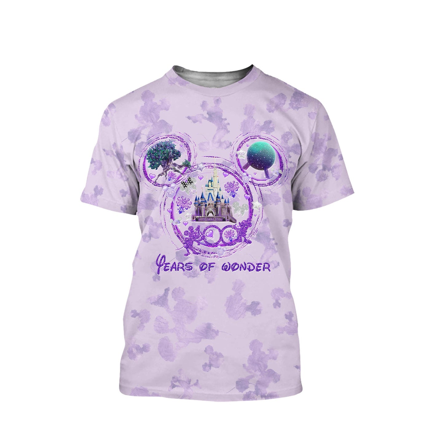 DN T-shirt Castle Tree Of Life DN 100 Years Of Wonder T-shirt Purple Unisex Adults New Release