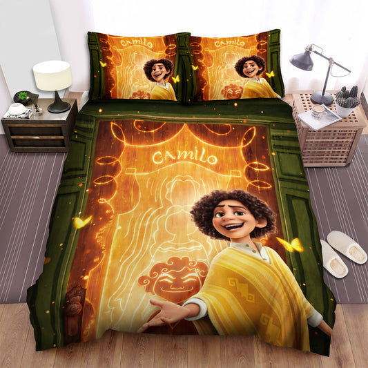 Encanto Bedding Set DN Camilo Madrigal’s Magic Door Duvet Covers Yellow Unique Gift