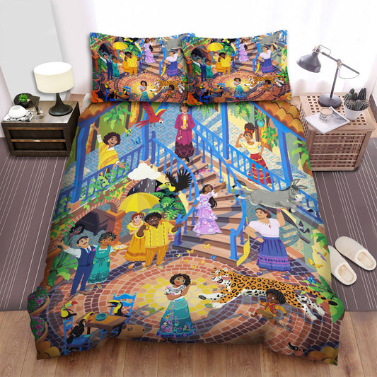 Encanto Bedding Set DN Encanto The Madrigals House Duvet Covers Colorful Unique Gift