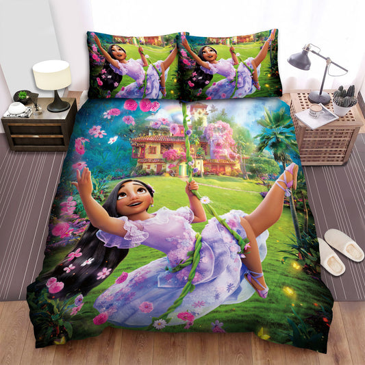 Encanto Bedding Set DN Isabela Madrigal Solo Singing Duvet Covers Colorful Unique Gift