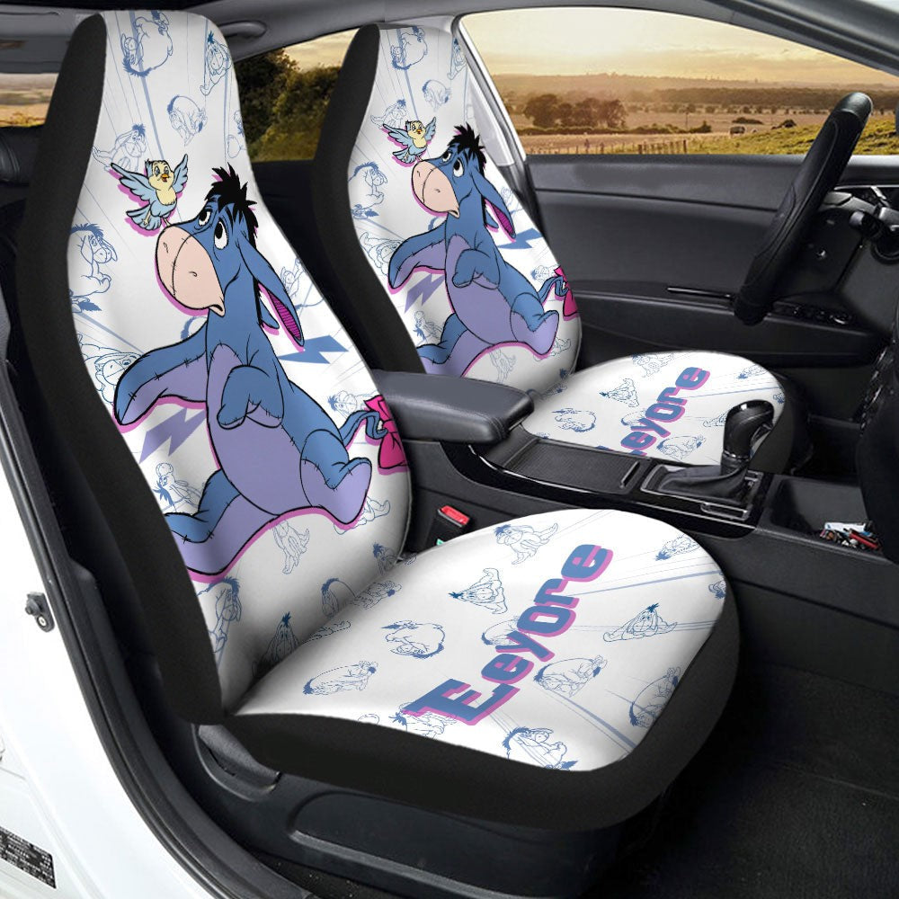 WTP Car Seat Covers Eeyore And Birds Graphic Seat Covers