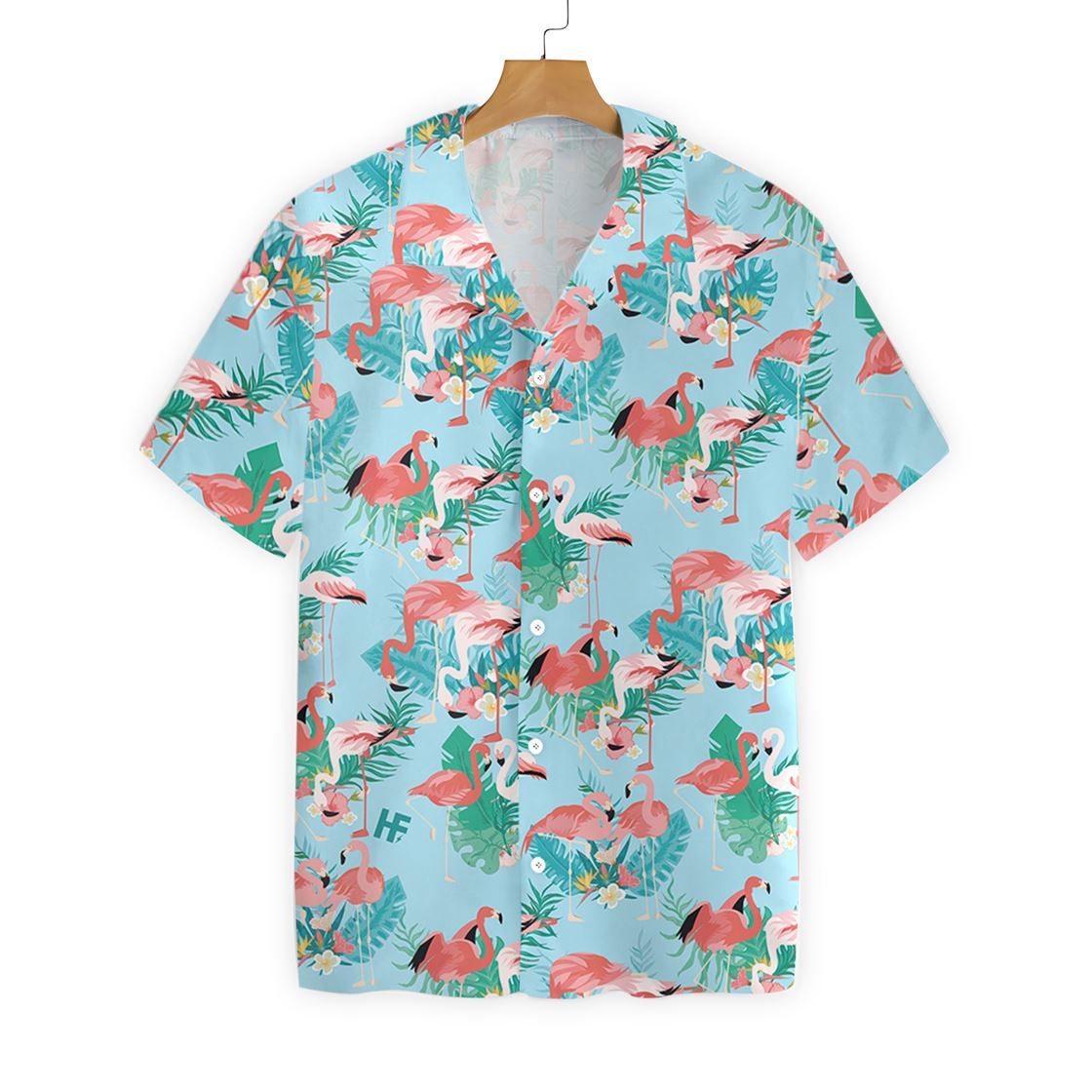 Unifinz Flamingo Hawaii Shirt White Pink Flamingo Hawiian Shirt Flamingo Aloha Shirt 2022