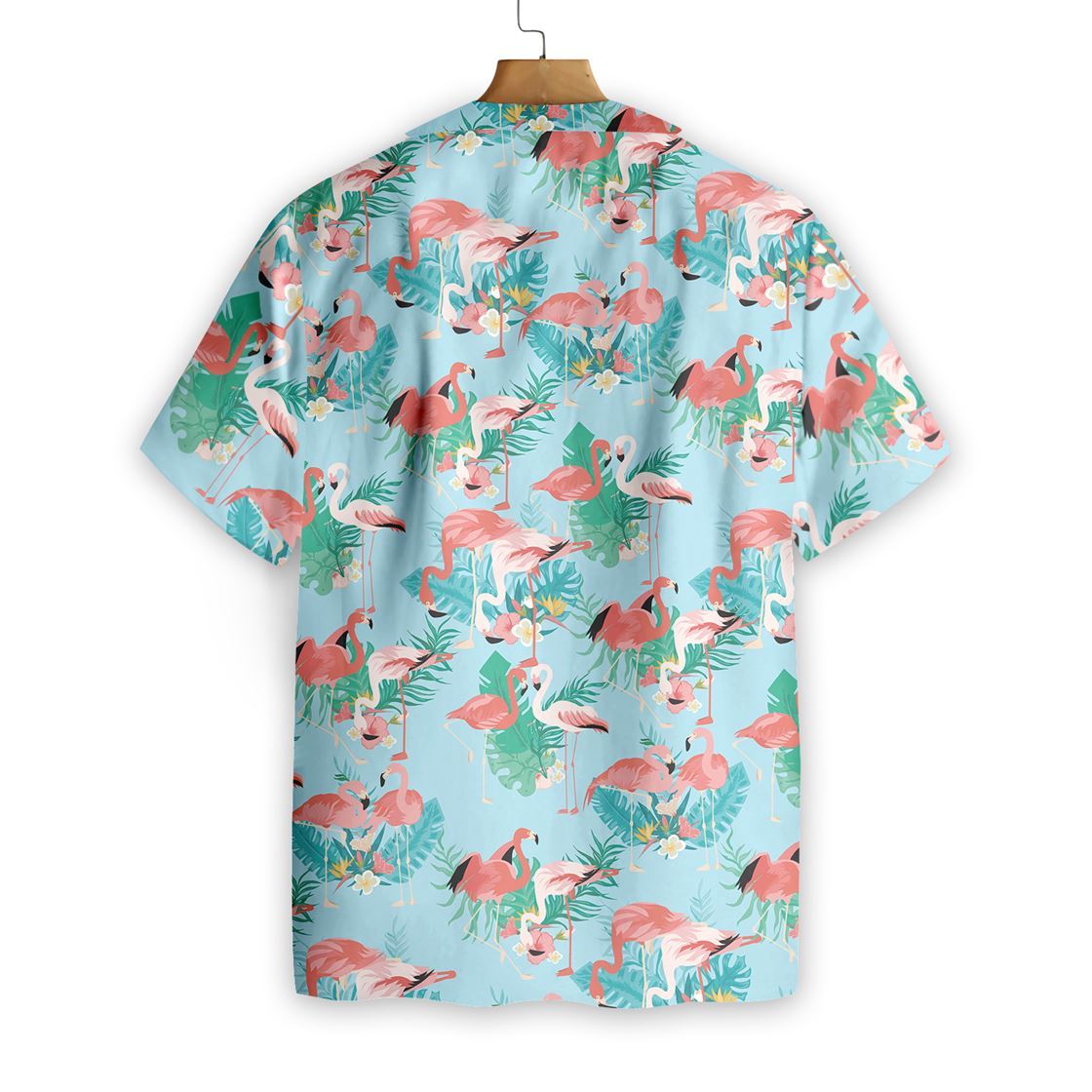 Unifinz Flamingo Hawaii Shirt White Pink Flamingo Hawiian Shirt Flamingo Aloha Shirt 2023