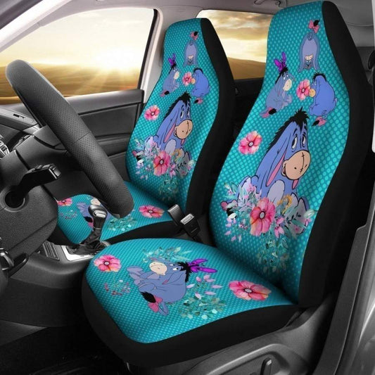 WTP Car Seat Covers Eeyore And Flowers Seat Covers