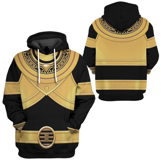 Power Ranger Hoodie Gold Power Rangers Zeo Hoodie Gold Unisex