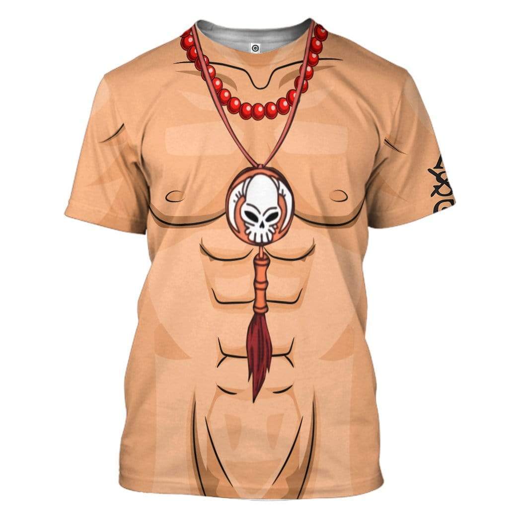 One Piece Hoodie Ace One Piece Costume T-shirt Colorful Unisex