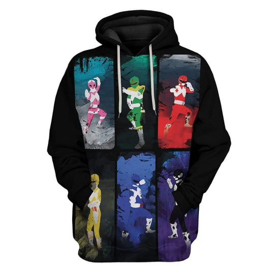 Power Ranger Hoodie Power Rangers What Is Your Power Hoodie Colorful Unisex