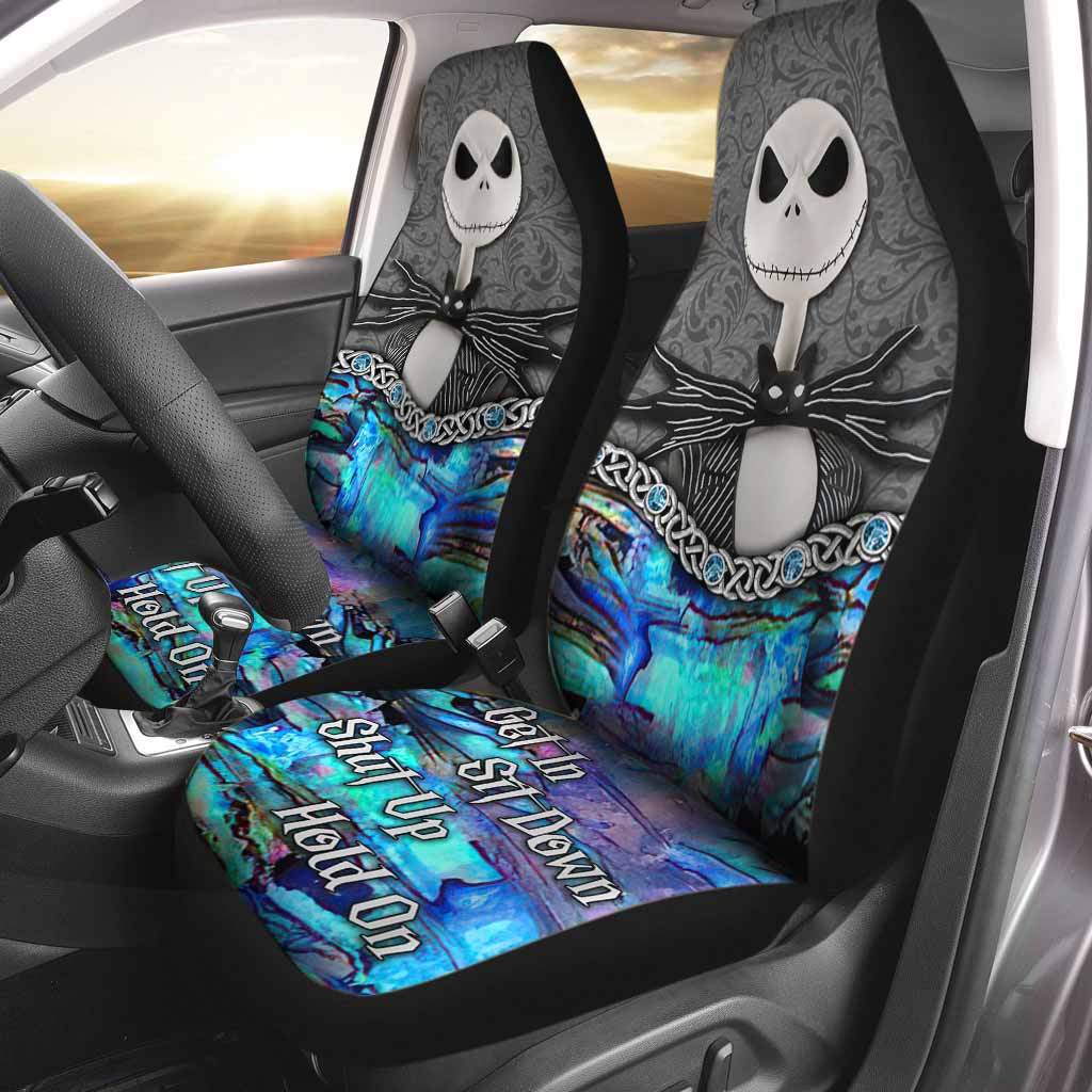 TNBC Car Seat Covers Get In Sit Down Jack Skellington Seat Covers